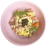 Scrambled Eggs Comida Sticker by foodbabyny