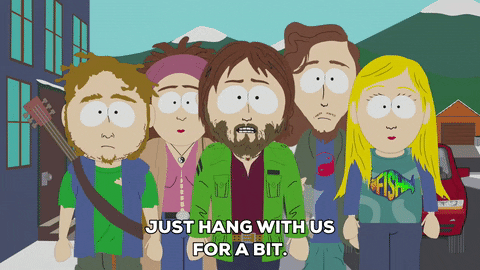 hippies talking GIF by South Park 