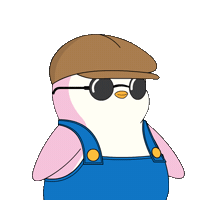 Penguin Hear Sticker by Pudgy Penguins