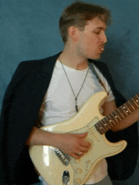 erwinundedwinofficial guitar banana gum chikita GIF