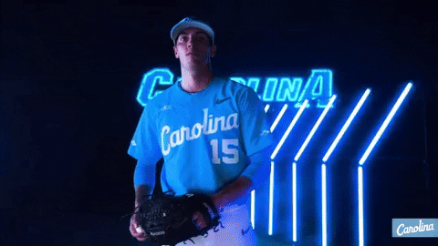 North Carolina Baseball GIF by UNC Tar Heels