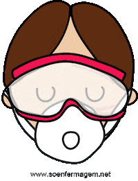 soenfermagem mask nurse mascara nursing Sticker