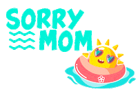 sorry summer Sticker