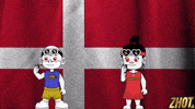 Danish Flag GIF by Zhotcita