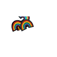 overtherainbowtiedye over the rainbow overtherainbow otrtiedye over the rainbow tie dye Sticker