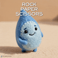 Rock Paper Scissors GIF by Teardrop