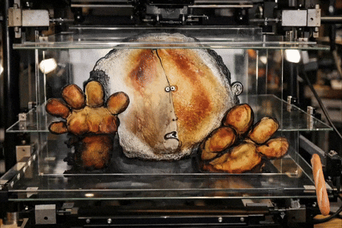 Face Baking GIF by Alex Boya
