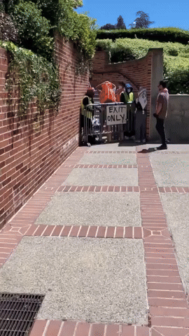 Some Students Let Inside UCLA Campus While Others Get Turned Away