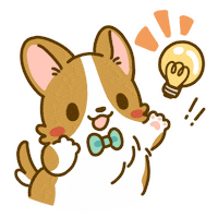 Welsh Corgi Puppy Sticker by Lazy Corgi