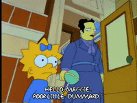 Sitting Season 4 GIF by The Simpsons