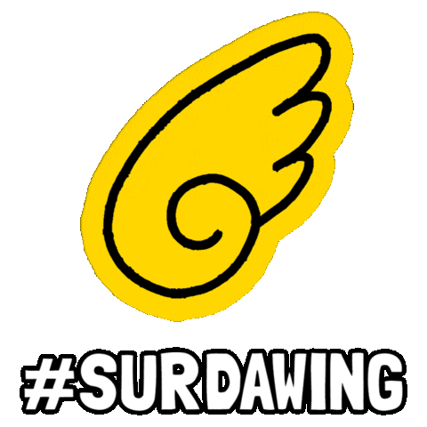 Blanco Wing Sticker by Dj. Surda