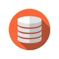 confesados icon web developer database Sticker