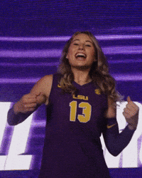 Volleyball Froehlich GIF by LSU Tigers