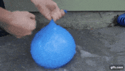 snow balloon GIF