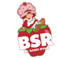 Happy Strawberry Sticker by By Samii Ryan