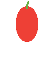 apple smile Sticker
