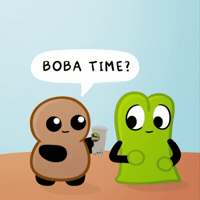 Bubble Tea Friends GIF by Tubby Nugget