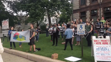 Black Lives Matter Protesters Address Cambridge Affordable Housing