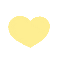 Heart 黄色 Sticker