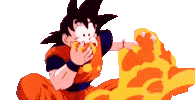 Hungry Dragon Ball Sticker by Alissandra