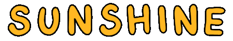 Sunshine Sticker by Poppy Deyes