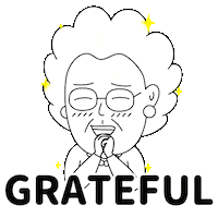 Happy Thanks Sticker