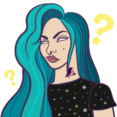 Confused No Se Sticker