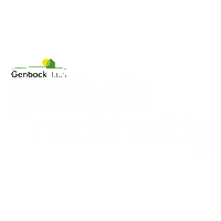 Genboeck genböck haus genböck gscheit nachhaltig Sticker