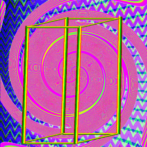 xenoself optical illusion spinning cube apparent motion GIF