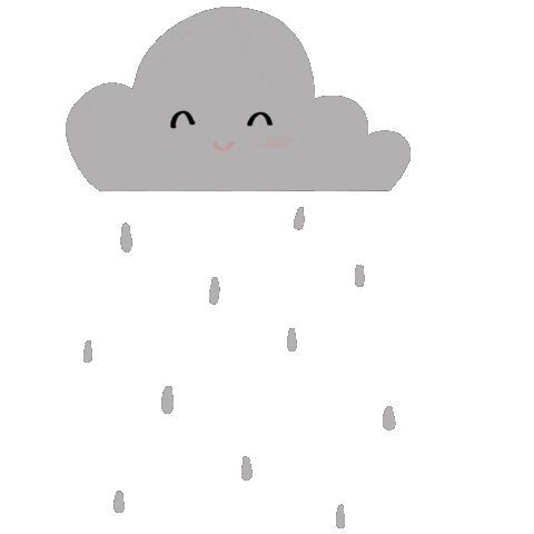 Raining Rainy Day Sticker