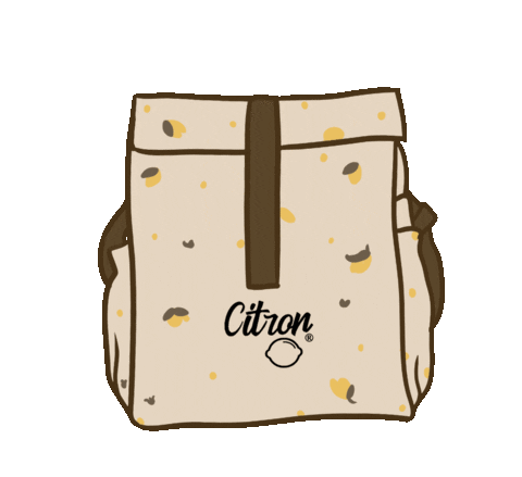 Back To School Lunch Bag Sticker by Citron Dubai