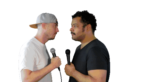 Stare Down Stand Up Comedy Sticker by KnockOutComedyCrew