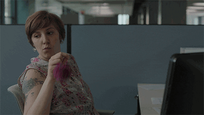 lena dunham work GIF by Girls on HBO