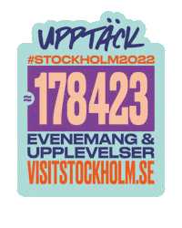 VisitStockholm stockholm visitstockholm visit stockholm stockholm 2022 Sticker
