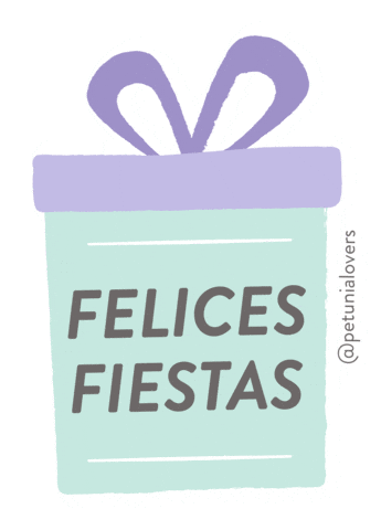 Diciembre Petunia Sticker by Petunialovers