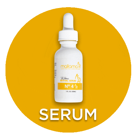 Mallama_Skincare skincare skin care serum routine Sticker