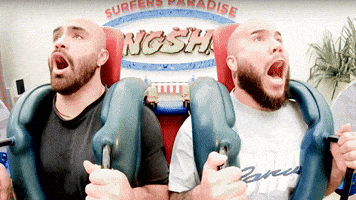 Amusement Park Scream GIF by NZWarriors