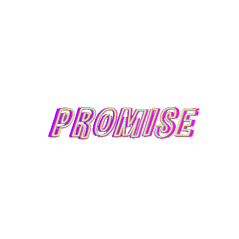 hayeonssong giphyupload neon promise 약속 Sticker