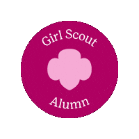 Girl Scouts Alumni Sticker by GSBadgerland
