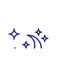 Sur-la-pointe-des-pieds sur la pointe des pieds night-blue Sticker