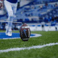 Byu Football Kick GIF by BYU Cougars