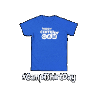 Tshirt Camplife Sticker by Happy Camper Live