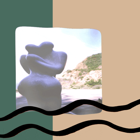lovers statue GIF by O.T.
