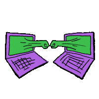 Team Hug Sticker by Kochstrasse™