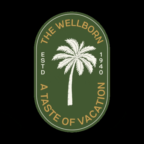 wellbornorlando palm tree wellborn orlando the wellborn vintage stamp GIF