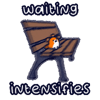Sticker Waiting Sticker