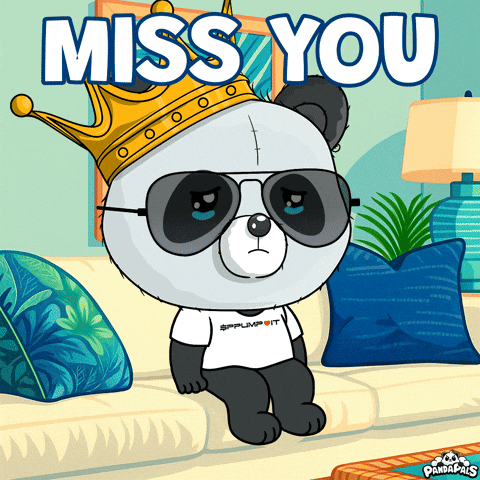 Miss You Love GIF by PandaPals
