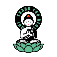 Peace Thank You Sticker
