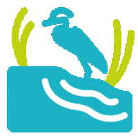 Bird River Sticker by Evolve Vacation Rental