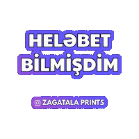 Zaqatala Sticker by Zagatala Prints